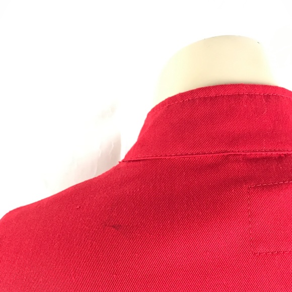 🚫SOLD🚫 Red Racer Style Sleek Zip-Up Jacket w/ - Picture 14 of 16